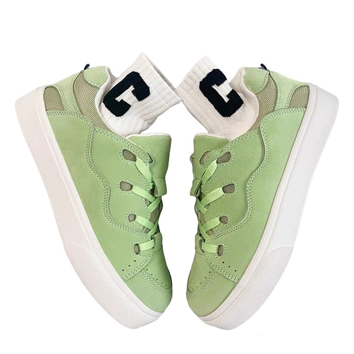 Light Green Skater Sneakers