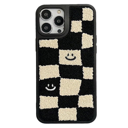 Smile Checker Fuzzy iPhone Case