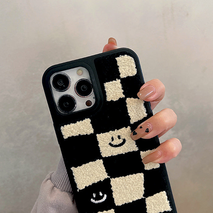 Smile Checker Fuzzy iPhone Case