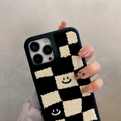 Smile Checker Fuzzy iPhone Case