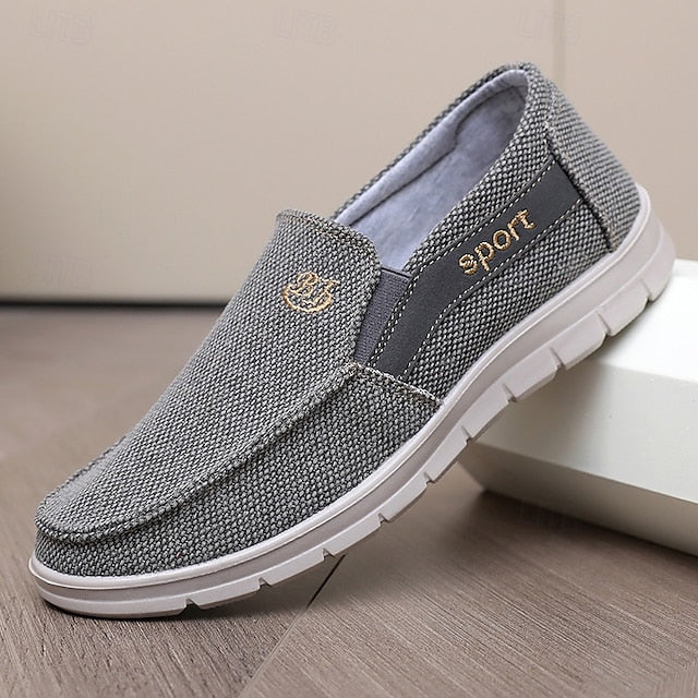 PU Winter Slip-Ons Fleece Loafers Boots lined Men's