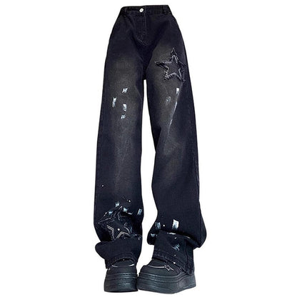 Vintage Black Star Jeans