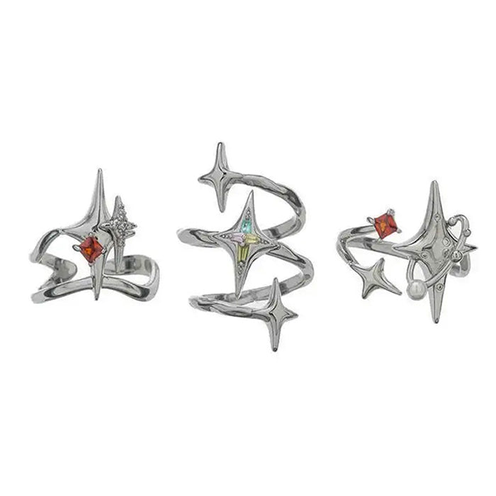 Star Aesthetic Spiral Ring