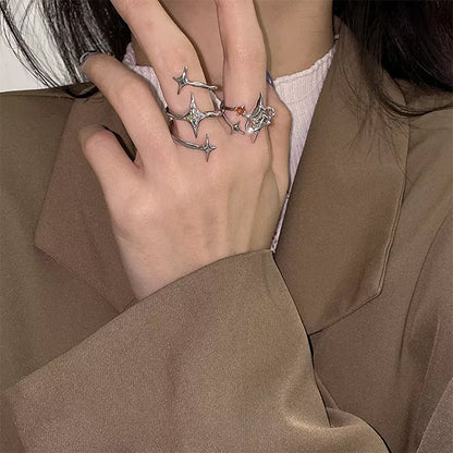 Star Aesthetic Spiral Ring