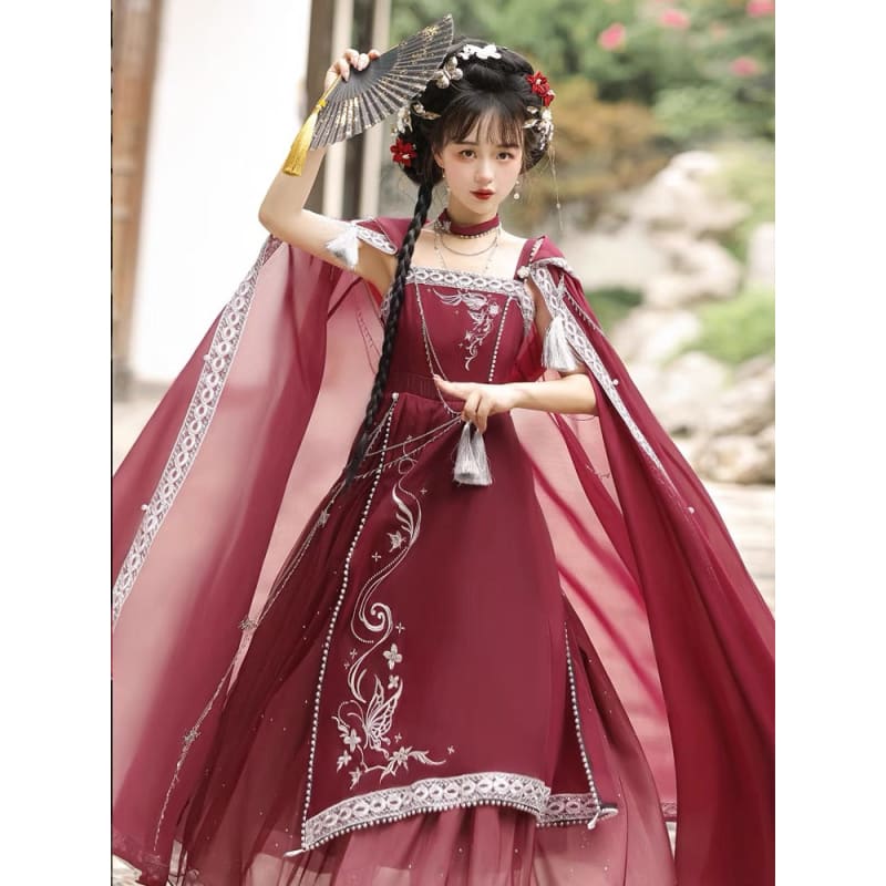 Starlight Chinese Lolita Assasin Dress - S / Complete Set