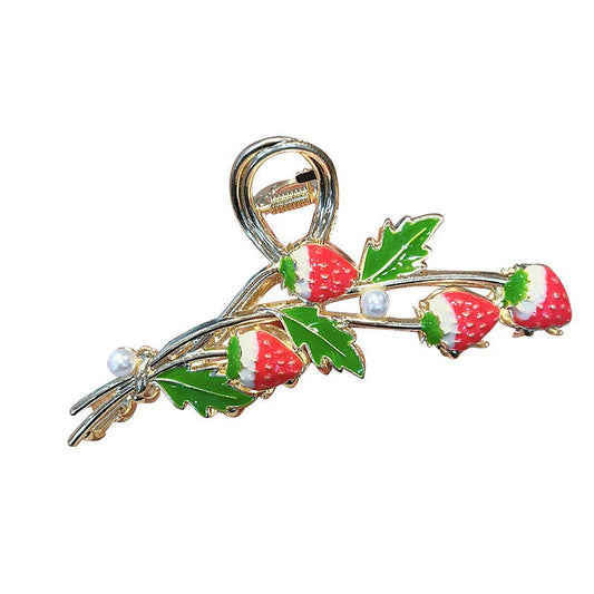 Sweet Strawberry Claw Clip