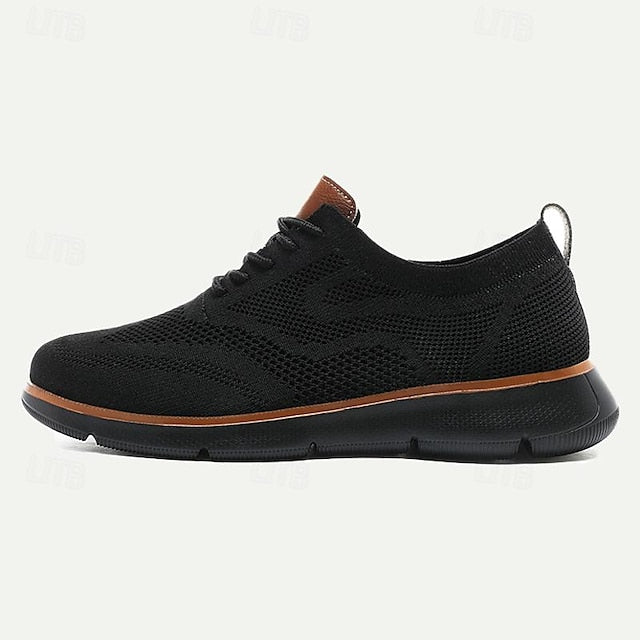 Casual - Lightweight Breathable Sneakers Knit Men's Walking