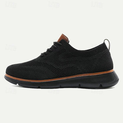 Casual - Lightweight Breathable Sneakers Knit Men's Walking