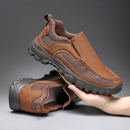 Maroon Slip-On Stylish Perforated Design Sandals with Men's