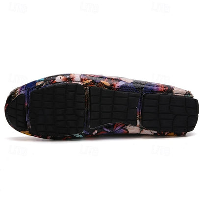 PU Winter Slip-Ons Fleece Loafers Boots lined Men's