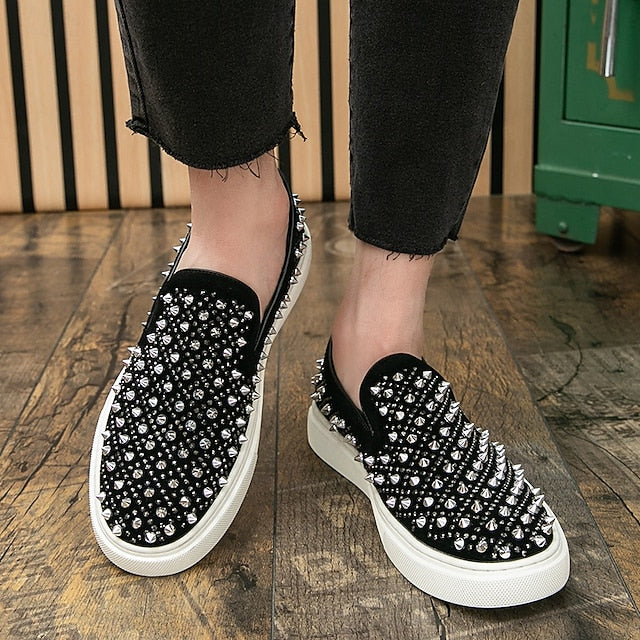 Detailing - Slip-On Elegant Black Pearl with Men's Shoes