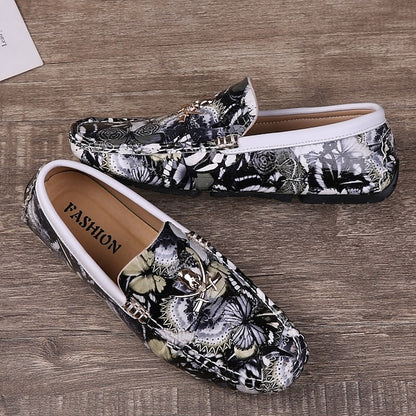 PU Winter Slip-Ons Fleece Loafers Boots lined Men's