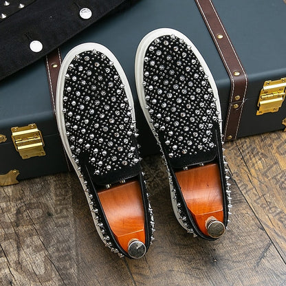 Detailing - Slip-On Elegant Black Pearl with Men's Shoes