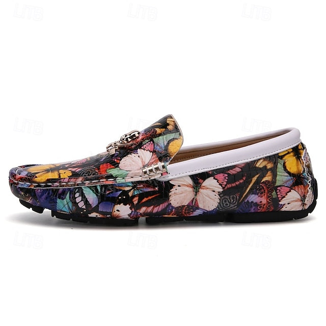 PU Winter Slip-Ons Fleece Loafers Boots lined Men's