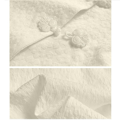 Vintage Buckle T-Shirt Floral Print Stitching Split Skirt