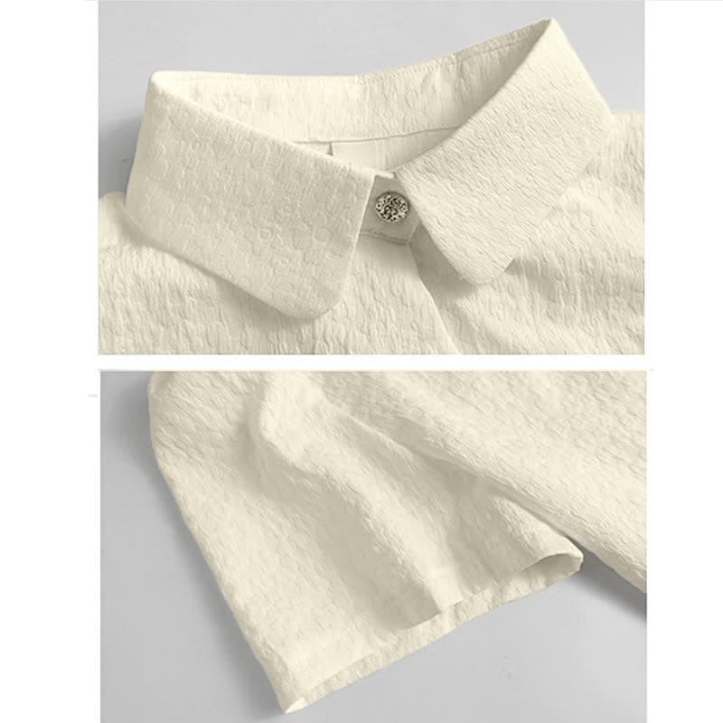 Vintage Buckle T-Shirt Floral Print Stitching Split Skirt