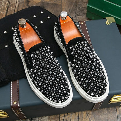 Detailing - Slip-On Elegant Black Pearl with Men's Shoes