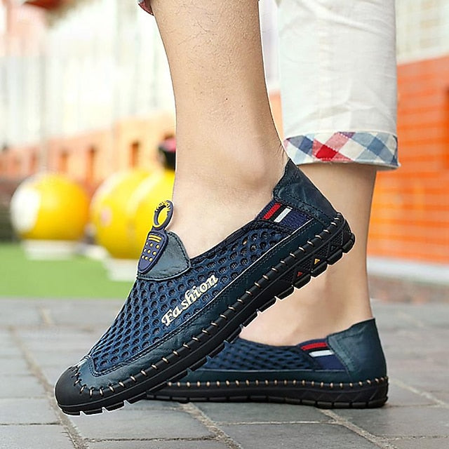 Black Driving – Loafers Textured Men’s Moc-Toe Crocodile