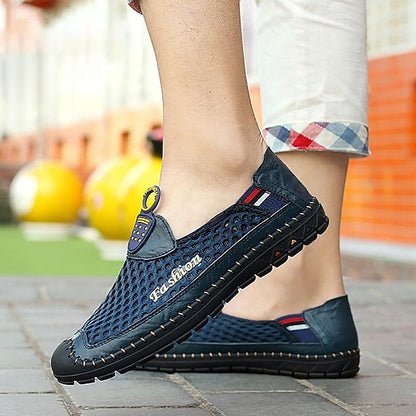 Black Driving – Loafers Textured Men’s Moc-Toe Crocodile