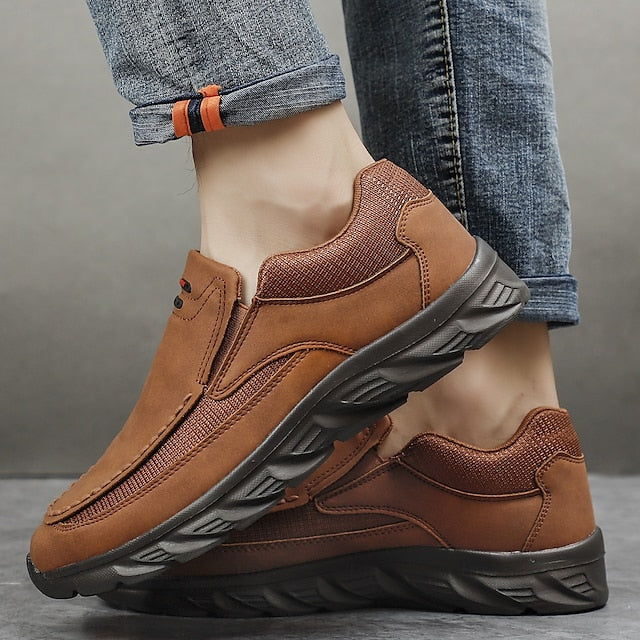 – Slip-On Loafers Suede Men's Lightweight