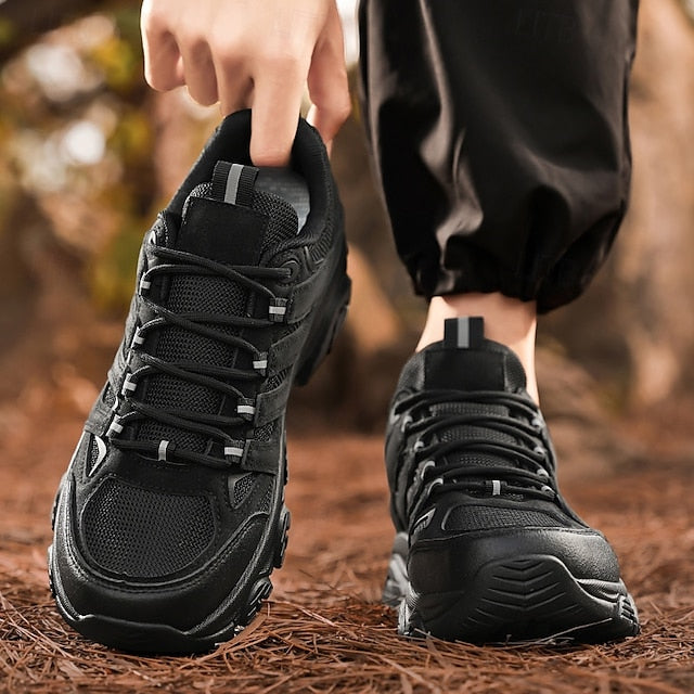 Lightweight Sneakers Men's - Outdoor Beige Hiking