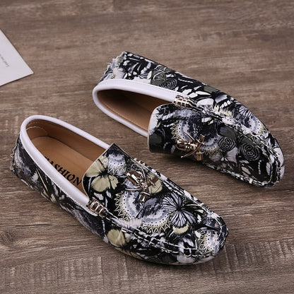 PU Winter Slip-Ons Fleece Loafers Boots lined Men's