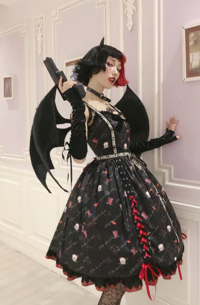 Halloween Lolita Gothic Jumper Skirt