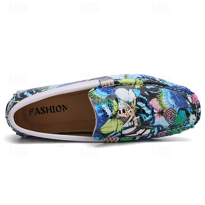 PU Winter Slip-Ons Fleece Loafers Boots lined Men's