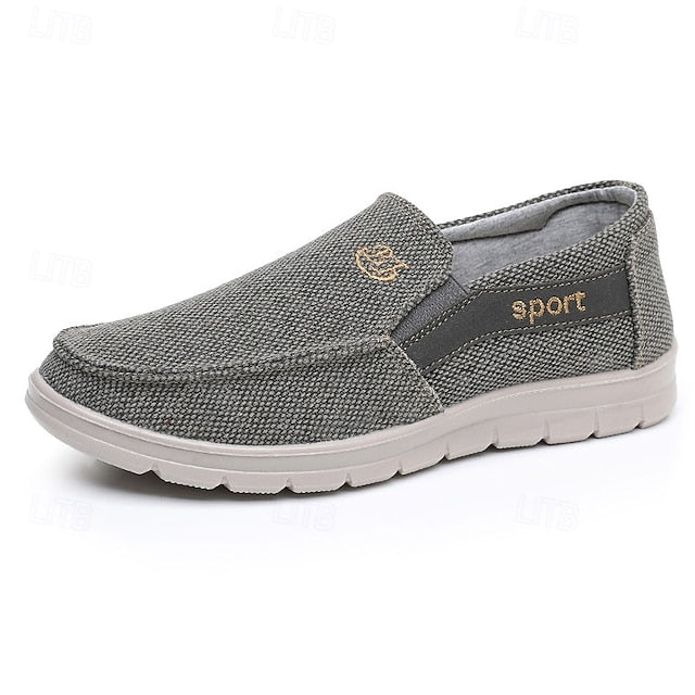 PU Winter Slip-Ons Fleece Loafers Boots lined Men's