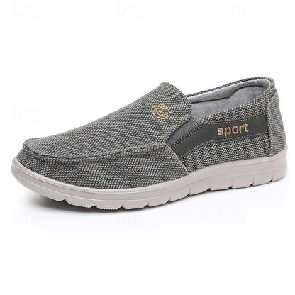 PU Winter Slip-Ons Fleece Loafers Boots lined Men's