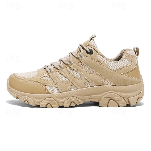 Lightweight Sneakers Men's - Outdoor Beige Hiking