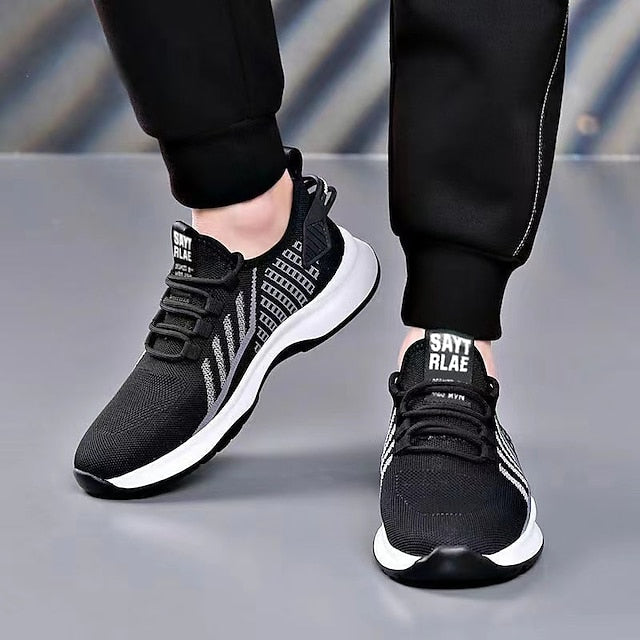 Casual Men's Look Shoes Flyknit Sporty Sneakers