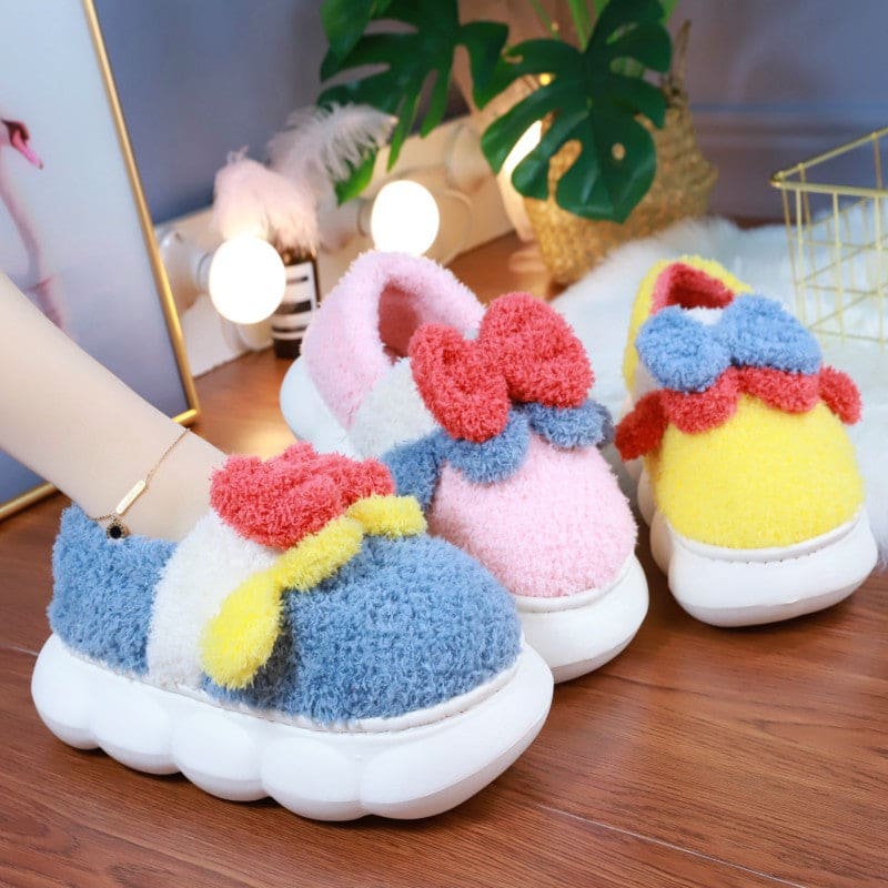 Kawaii Pastel Colors Cute Bow Slippers ON889 Wonderland Case