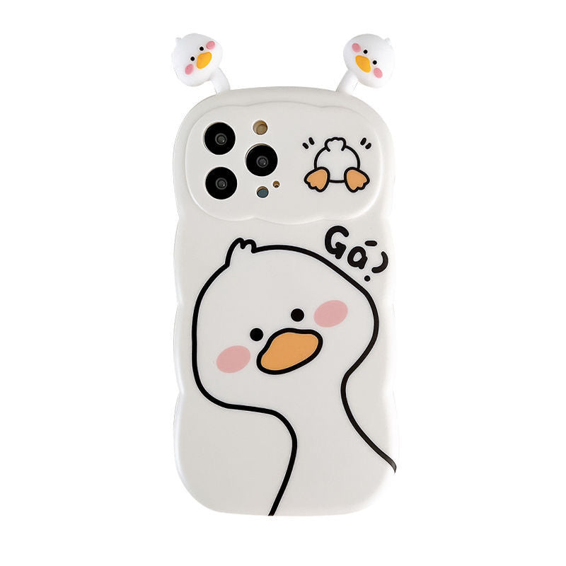 Cartoon Puppy Duck Phone Case AC308 MK Kawaii Store