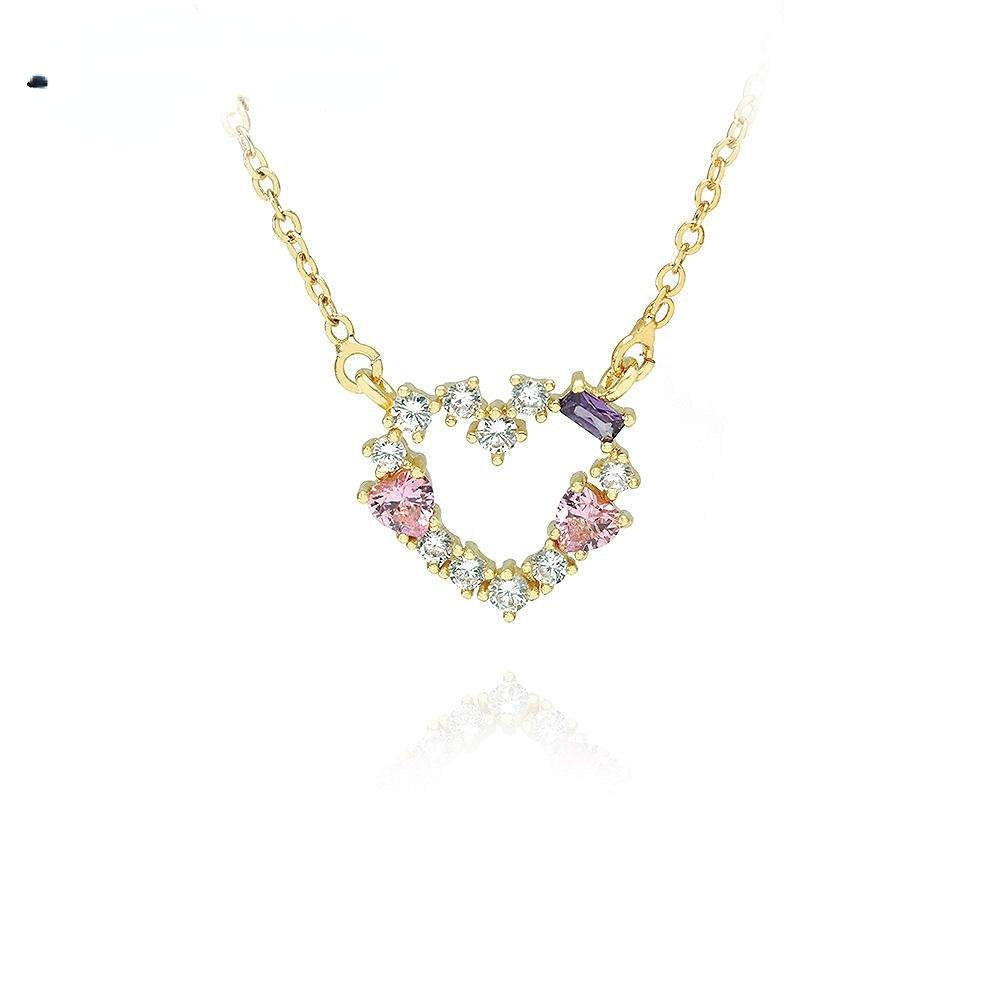 Caribiner Heart Pisces Collection Necklace  LIN121 Wonderland Case
