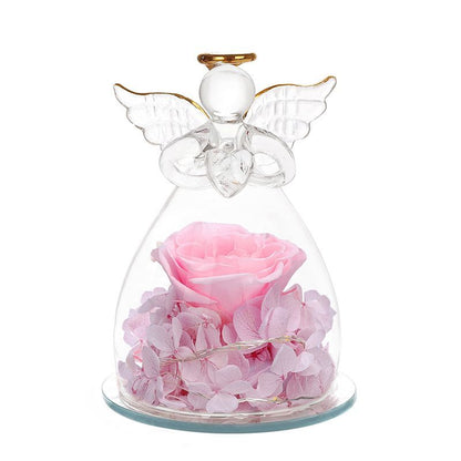 Angel Everlasting Flower Led Gift Wonderland Case