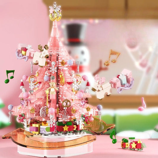 DIY Crystal Christmas Tree Music Assembly MK Kawaii Store