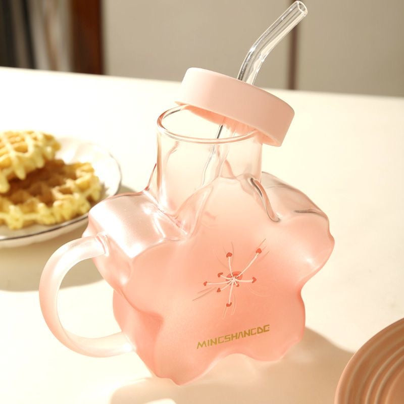 Cute Sakura Pink Cherry Blossom Water Bottle ON1092 MK Kawaii Store