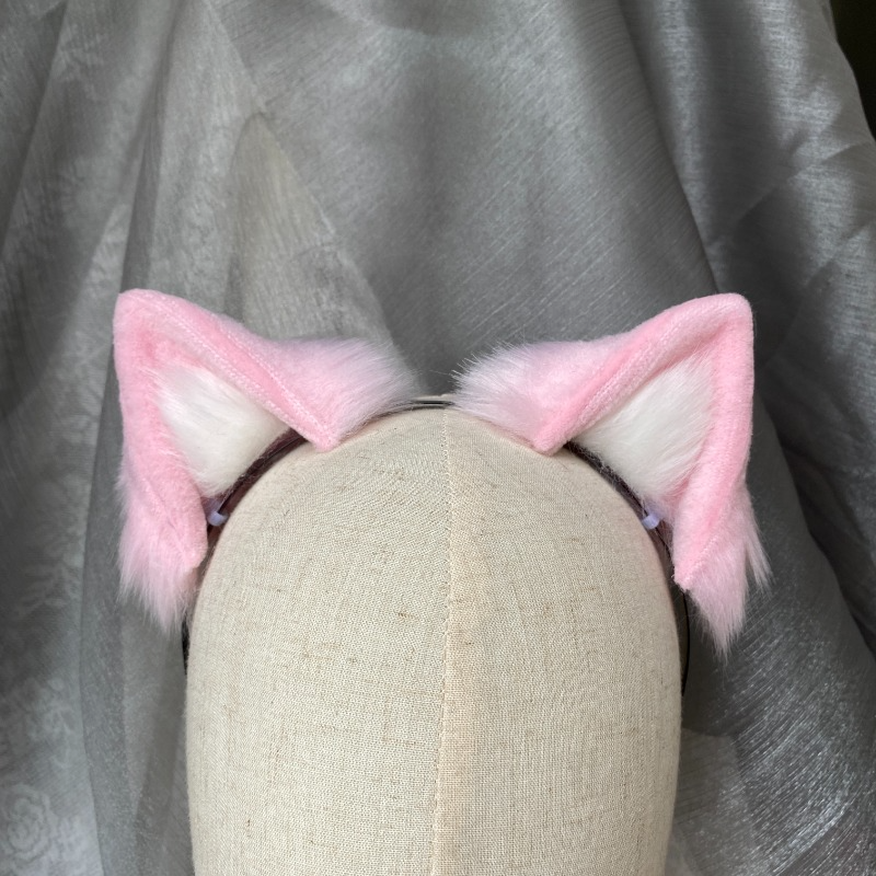 Kawaii Pastel Pink Kitty Girl Cat Ears ON788 KawaiiMoriStore