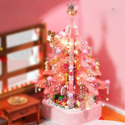 DIY Crystal Christmas Tree Music Assembly MK Kawaii Store