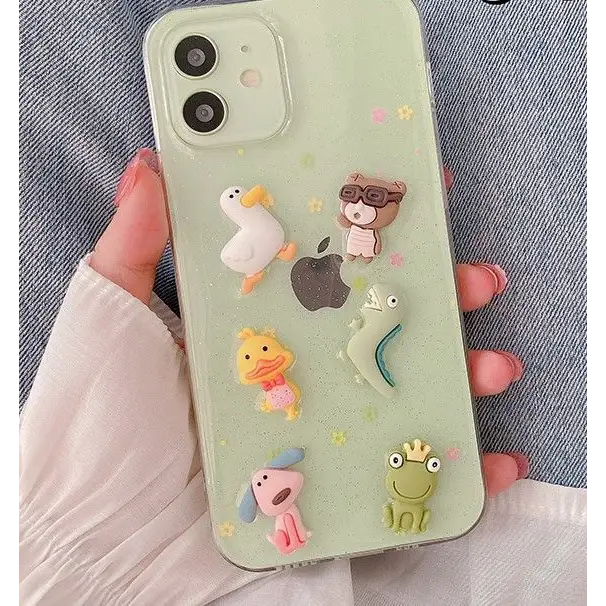 3D Animal Transparent Phone Case - iPhone 12 Pro Max / 12 