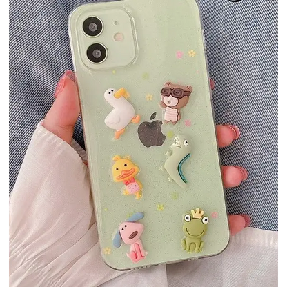 3D Animal Transparent Phone Case - iPhone 12 Pro Max / 12 