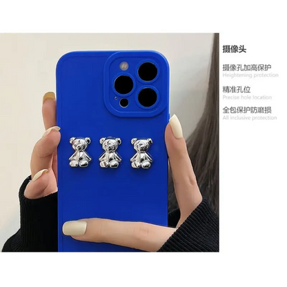 3D Bear Phone Case - Iphone 7 / 8 / Se, 7 Plus / 8 Plus, X / Xs, Xs Max, Xr, 11, 11 Pro, 11 Pro Max, 12 Mini, 12, 12 Pro, 12 Pro Max, 13mini, 13, 13pro, 13pro Max-3