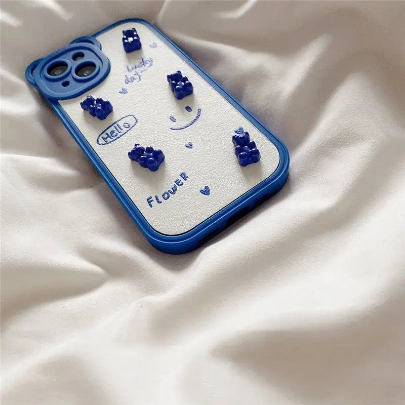 3D Bear Smiley Phone Case - iPhone 13 Pro Max / 13 Pro / 13 