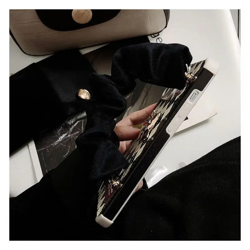 3D Bow Argyle Phone Case - iPhone 13 Pro Max / 13 Pro / 13 / 13 mini / 12 Pro Max / 12 Pro / 12 / 12 mini / 11 Pro Max / 11 Pro / 11 / SE / XS Max / XS / XR / X / SE 2 / 8 / 8 Plus / 7 / 7 Plus / 6 / 6 Plus-14