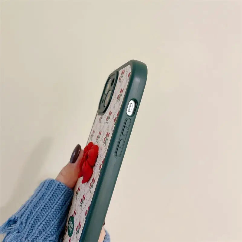 3D Bow Flower Phone Case - iPhone 13 Pro Max / 13 Pro / 13 / 12 Pro Max / 12 Pro / 12 / 11 Pro Max / 11 / XS Max / XR / XS / X-8