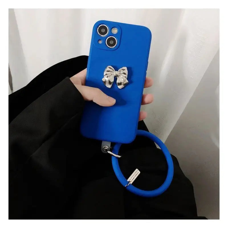 3D Bow Hoop Pendant Phone Case - Samsung-12