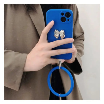 3D Bow Hoop Pendant Phone Case - Samsung-8