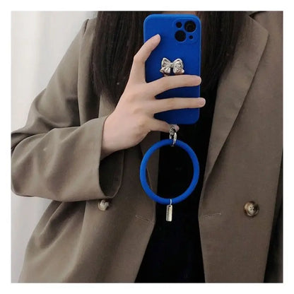 3D Bow Hoop Pendant Phone Case - Samsung-9