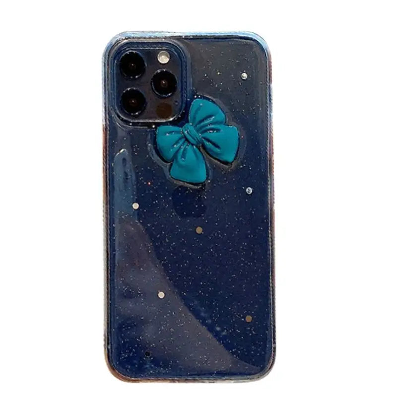 3D Bow Transparent Phone Case - iPhone 12 Pro Max / 12 Pro /